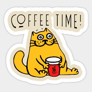 Coffee Time Sticker